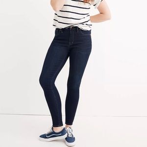 Madewell 9” high rise skinny jeans
